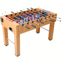 54-Inch Foosball Table For Family Game Rooms With Light Cherry Finish, Analog Scoring, And Free Accessories
