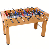 54-Inch Foosball Table For Family Game Rooms With Light Cherry Finish, Analog Scoring, And Free Accessories