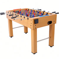 54-Inch Foosball Table For Family Game Rooms With Light Cherry Finish, Analog Scoring, And Free Accessories