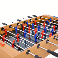 54-Inch Foosball Table For Family Game Rooms With Light Cherry Finish, Analog Scoring, And Free Accessories