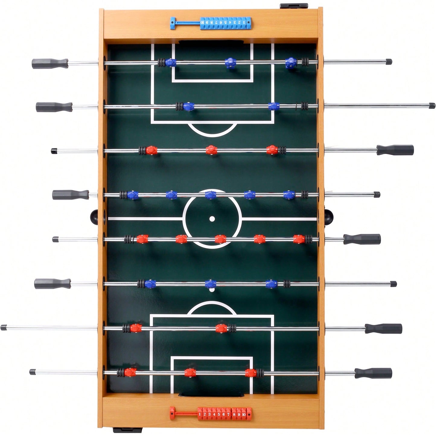 54-Inch Foosball Table For Family Game Rooms With Light Cherry Finish, Analog Scoring, And Free Accessories