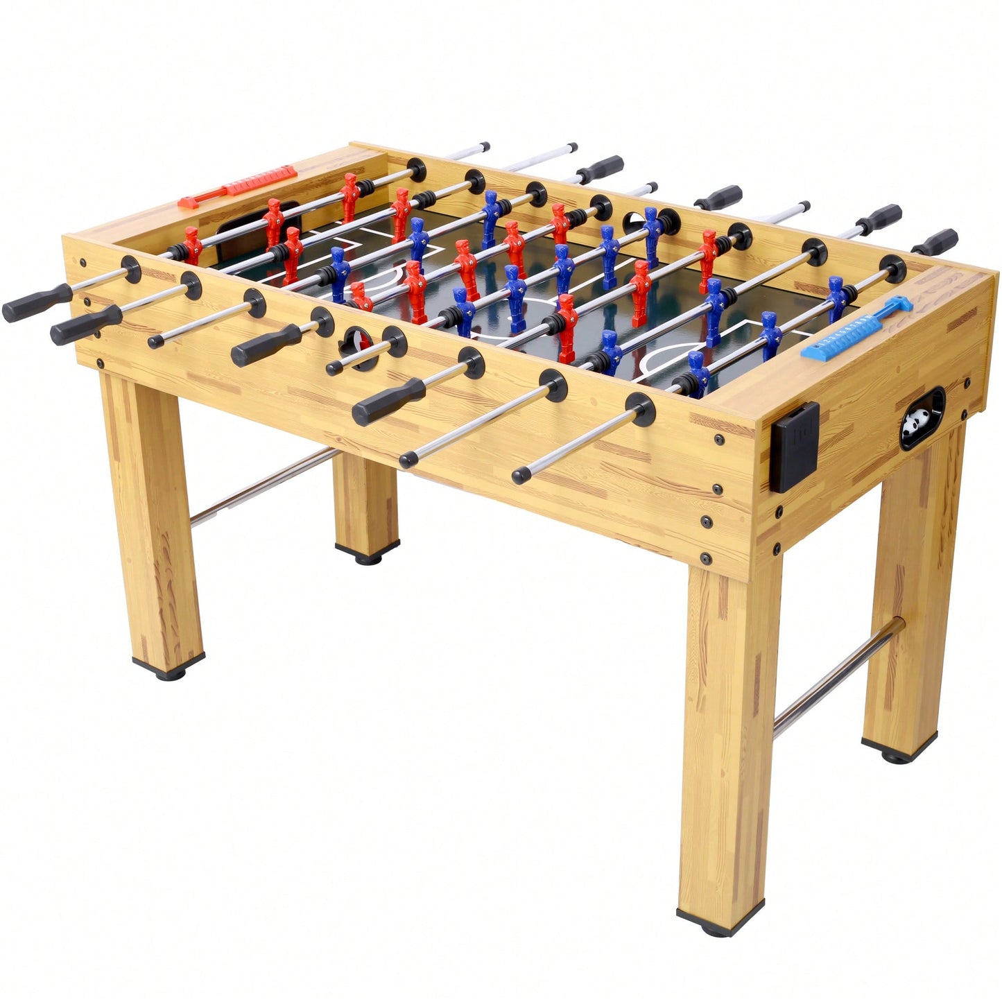 54-Inch Foosball Table For Family Game Rooms With Light Cherry Finish, Analog Scoring, And Free Accessories