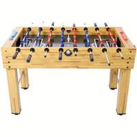 54-Inch Foosball Table For Family Game Rooms With Light Cherry Finish, Analog Scoring, And Free Accessories