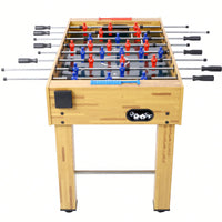 54-Inch Foosball Table For Family Game Rooms With Light Cherry Finish, Analog Scoring, And Free Accessories