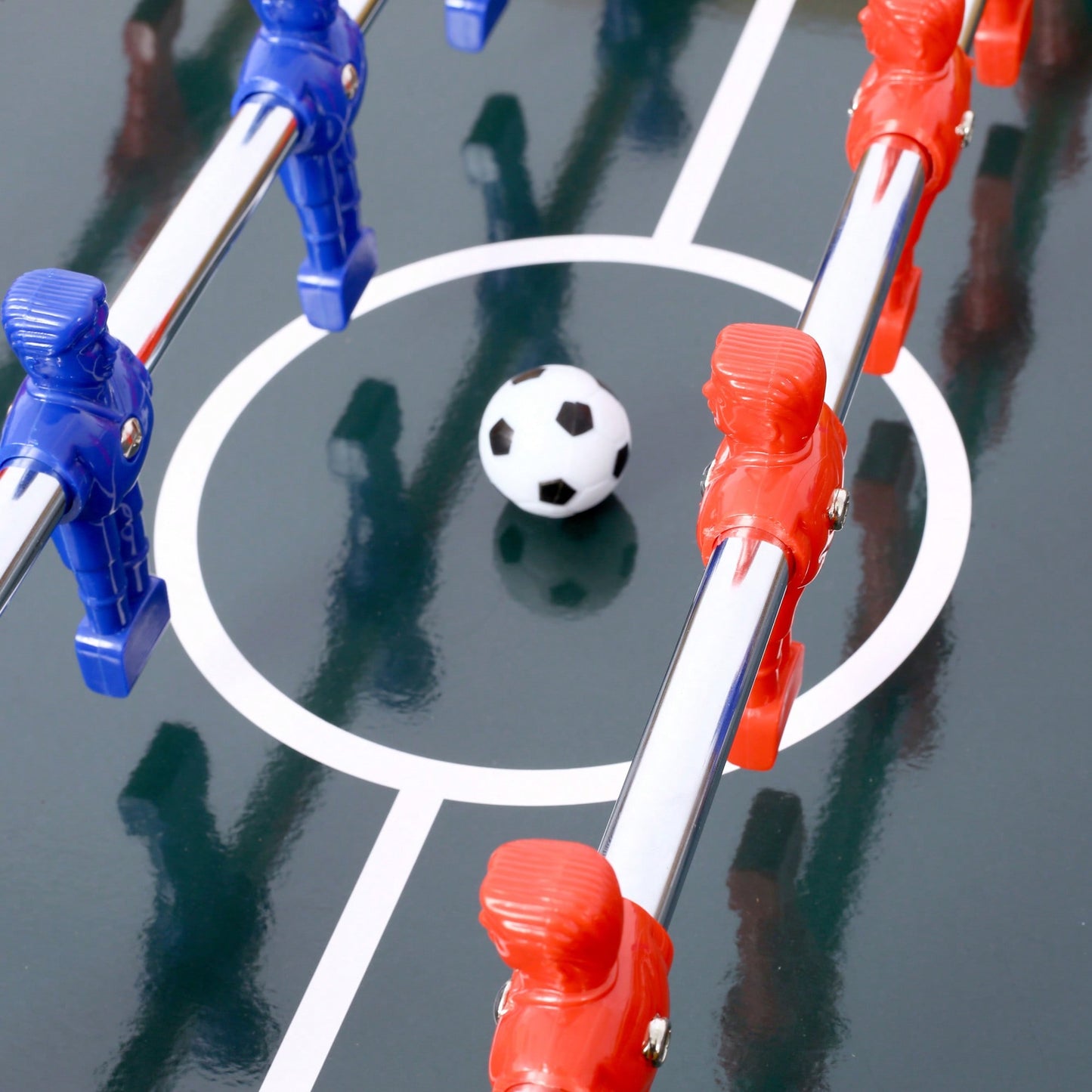 54-Inch Foosball Table For Family Game Rooms With Light Cherry Finish, Analog Scoring, And Free Accessories