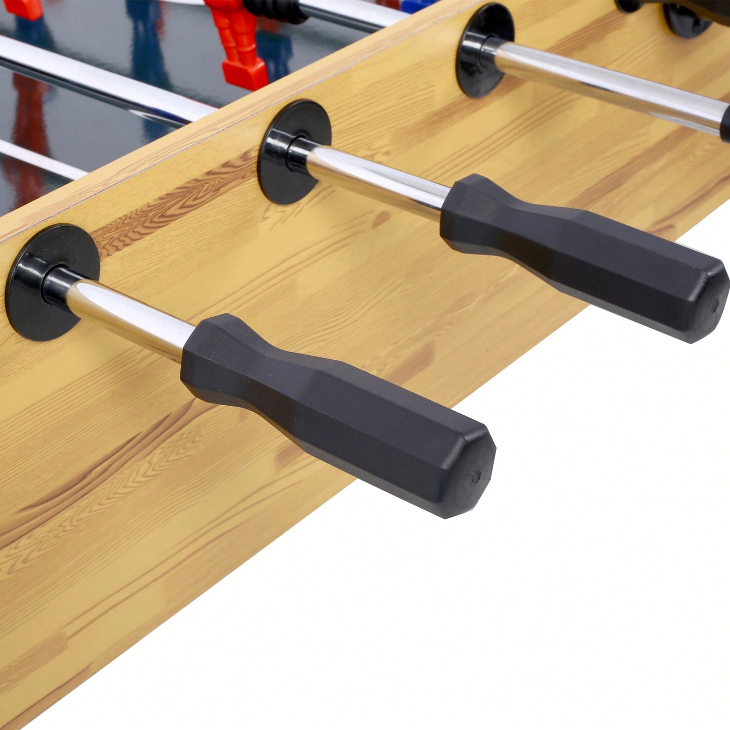 54-Inch Foosball Table For Family Game Rooms With Light Cherry Finish, Analog Scoring, And Free Accessories