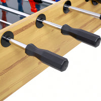 54-Inch Foosball Table For Family Game Rooms With Light Cherry Finish, Analog Scoring, And Free Accessories
