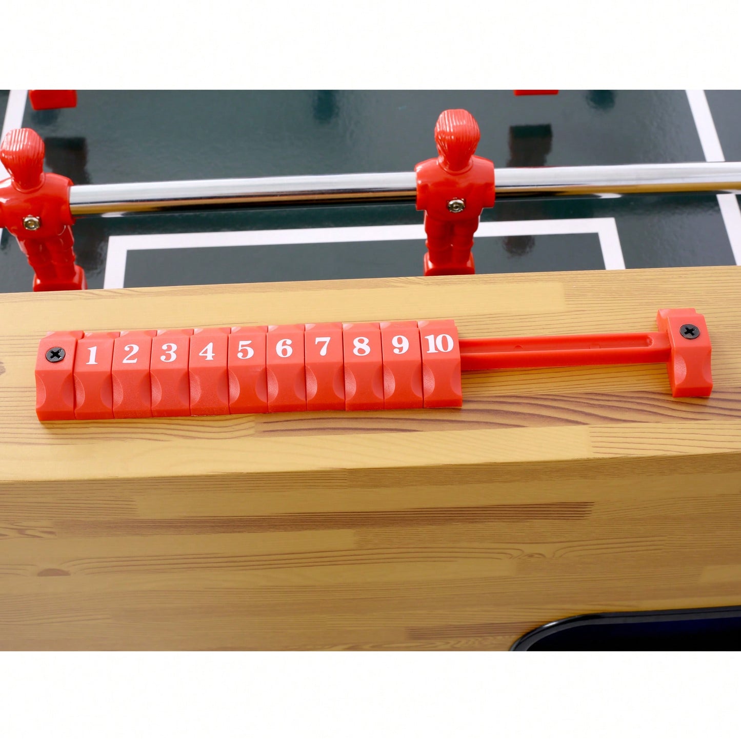 54-Inch Foosball Table For Family Game Rooms With Light Cherry Finish, Analog Scoring, And Free Accessories