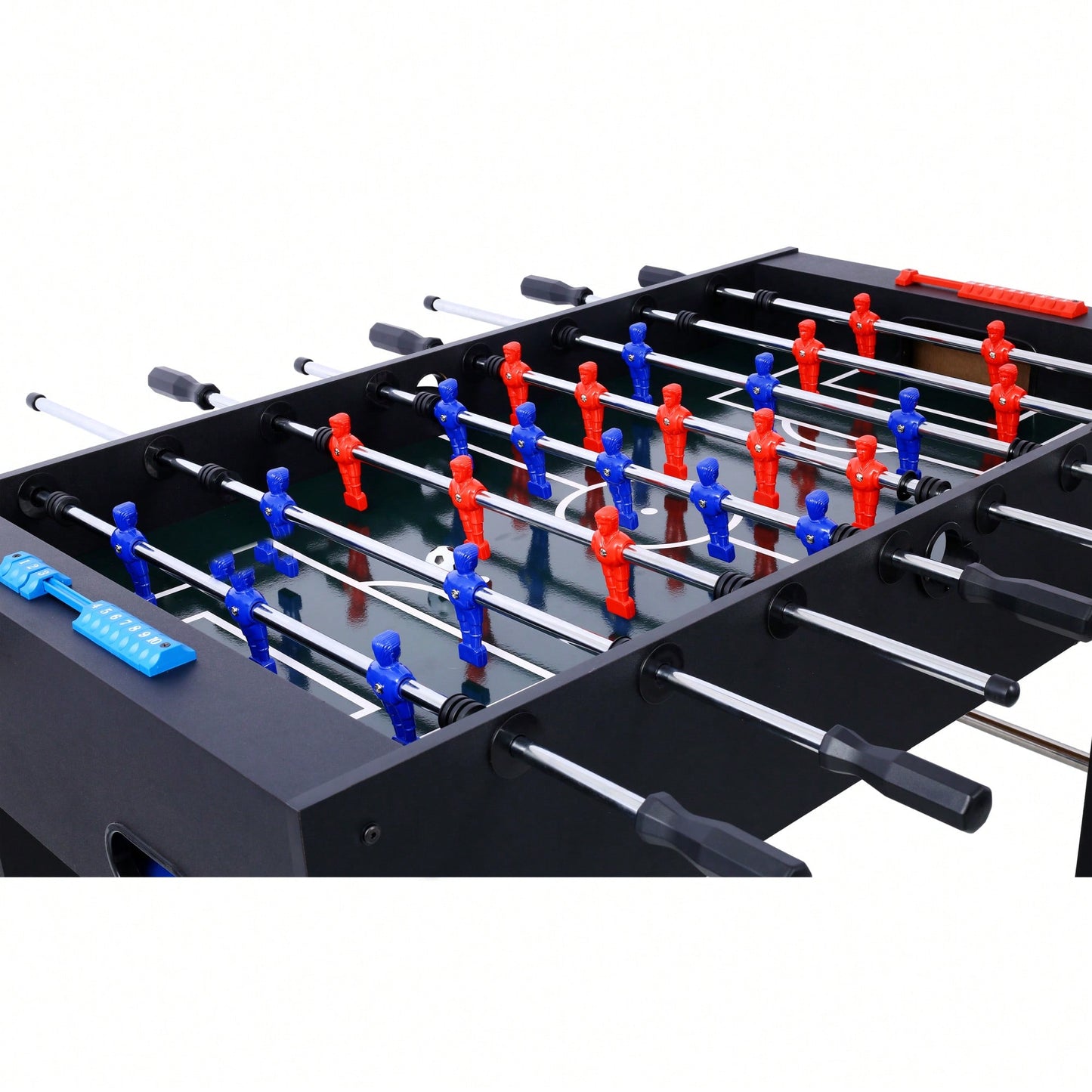 54-Inch Foosball Table For Family Game Rooms With Light Cherry Finish, Analog Scoring, And Free Accessories