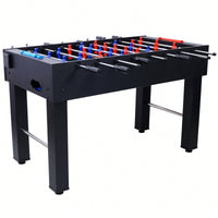54-Inch Foosball Table For Family Game Rooms With Light Cherry Finish, Analog Scoring, And Free Accessories
