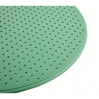 3-Piece Plastic Armchair Set For Bistro Dining - Ocean Plastic, Green Color