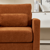 Stylish Chenille Upholstered Accent Chair With Solid Wood Frame - Perfect For Living Room, Bedroom, Or Office Decor