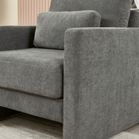 Stylish Chenille Upholstered Accent Chair With Solid Wood Frame - Perfect For Living Room, Bedroom, Or Office Decor