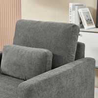 Stylish Chenille Upholstered Accent Chair With Solid Wood Frame - Perfect For Living Room, Bedroom, Or Office Decor