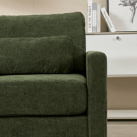 Stylish Chenille Upholstered Accent Chair With Solid Wood Frame - Perfect For Living Room, Bedroom, Or Office Decor