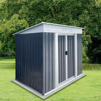 Spacious 6FTx4FT Outdoor Storage Shed With Pent Roof In Green - Perfect For Organizing Garden Equipment And Tools