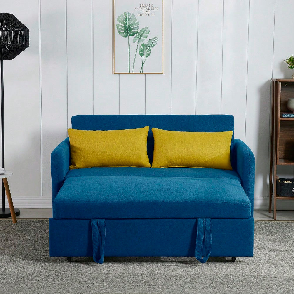 Transform Your Space With A Stylish Blue Fabric Sofa Bed – Versatile And Comfortable For Modern Living