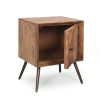 Stylish Wooden And Iron Storage Cabinet For Home Decor And Organization