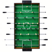 Versatile 5-In-1 Multi-Game Table - Enjoy Billiards, Air Hockey, Foosball, Table Tennis, And Basketball In Brown And Blue Finish