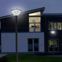 Solar Street Lamp Cap With Base - Durable Outdoor Lighting Solution For Friendly Illumination