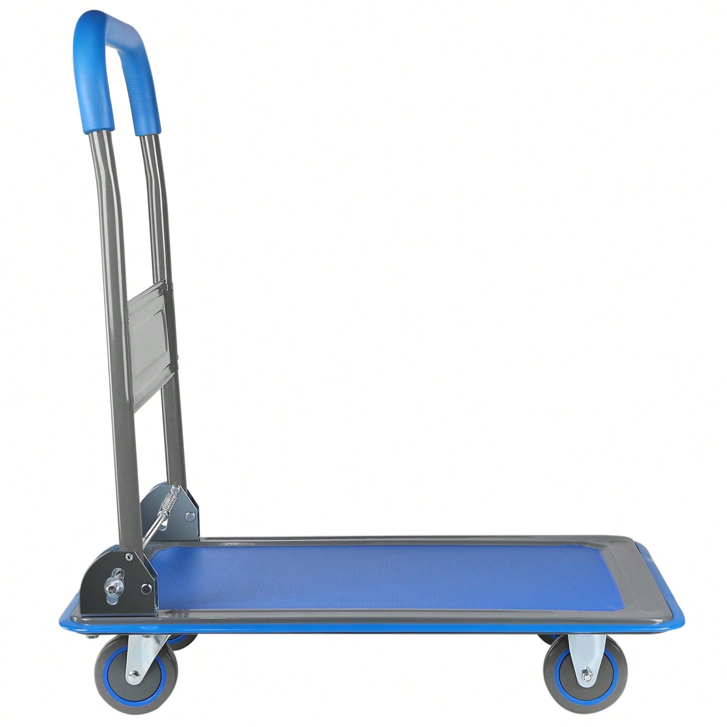 Versatile Foldable Push Cart Dolly With 360° Swivel Wheels - Heavy-Duty Moving Platform Hand Truck, 330lb Capacity, Easy Storage Solution