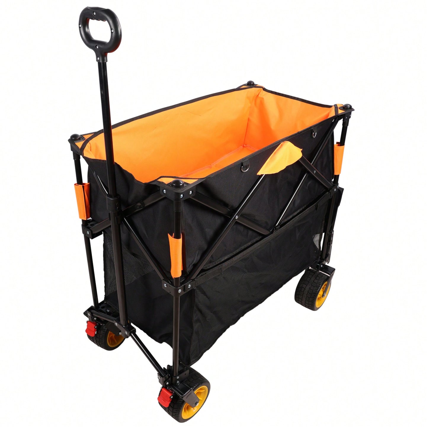 Versatile Large Capacity Folding Cart - Extra Long Extender Wagon For Garden, Shopping, And Beach Adventures