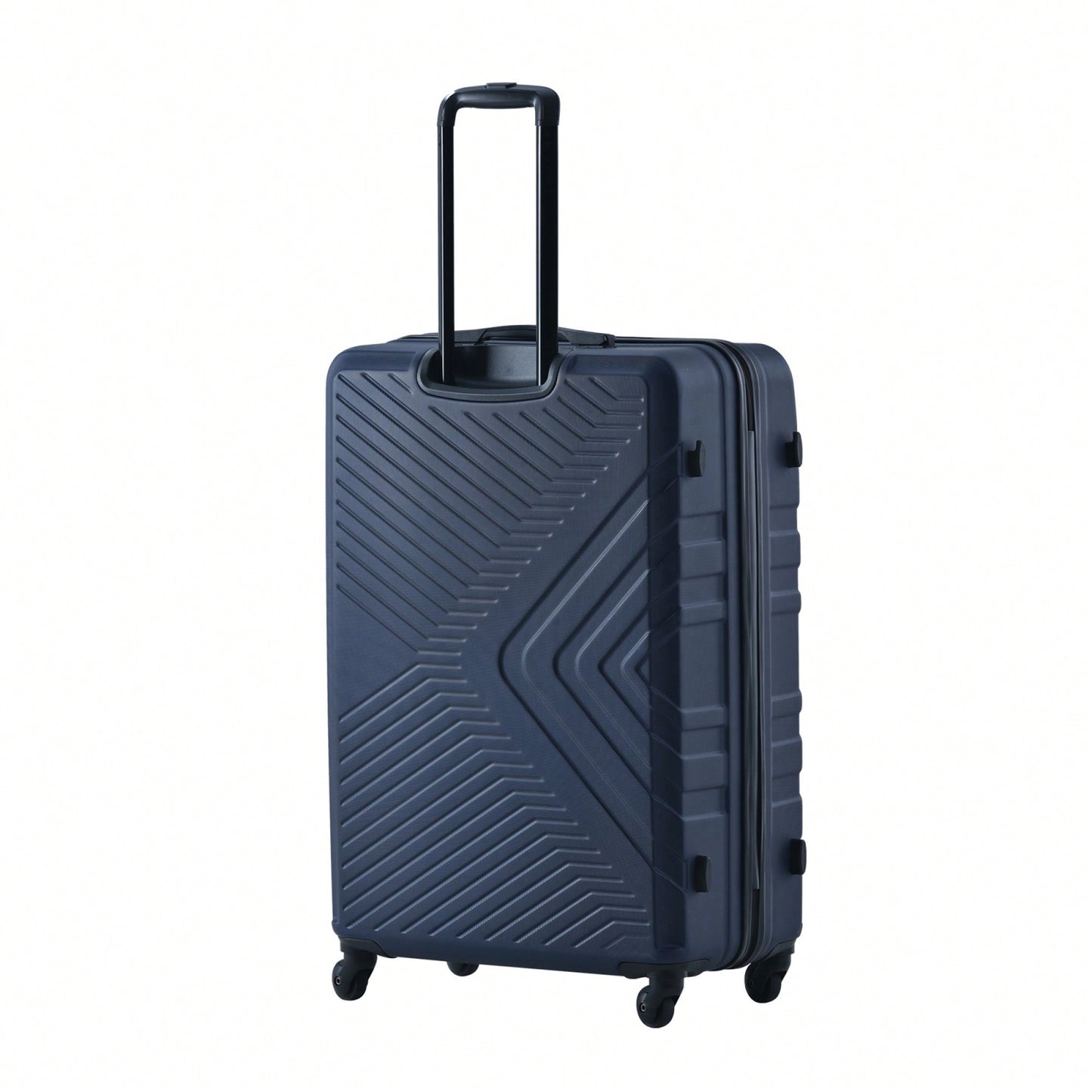 Lightweight 3-Piece ABS Luggage Set With Spinner Wheels, TSA Lock & Double Hooks - 20"/24"/28" - Stylish Blue Travel Suitcases
