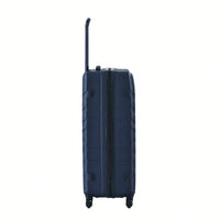 Lightweight 3-Piece ABS Luggage Set With Spinner Wheels, TSA Lock & Double Hooks - 20"/24"/28" - Stylish Blue Travel Suitcases