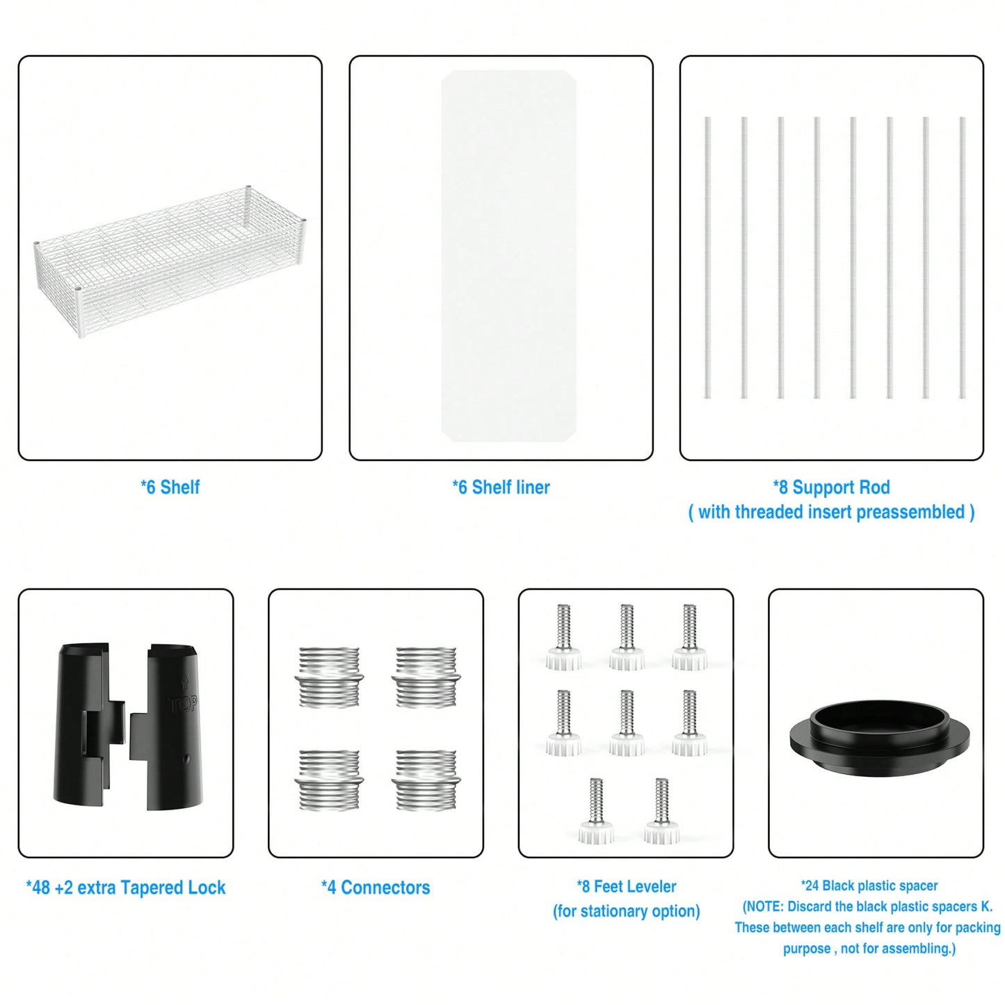 Versatile 2 Pack 3 Tier Wire Shelving Units For Home And Kitchen Organization