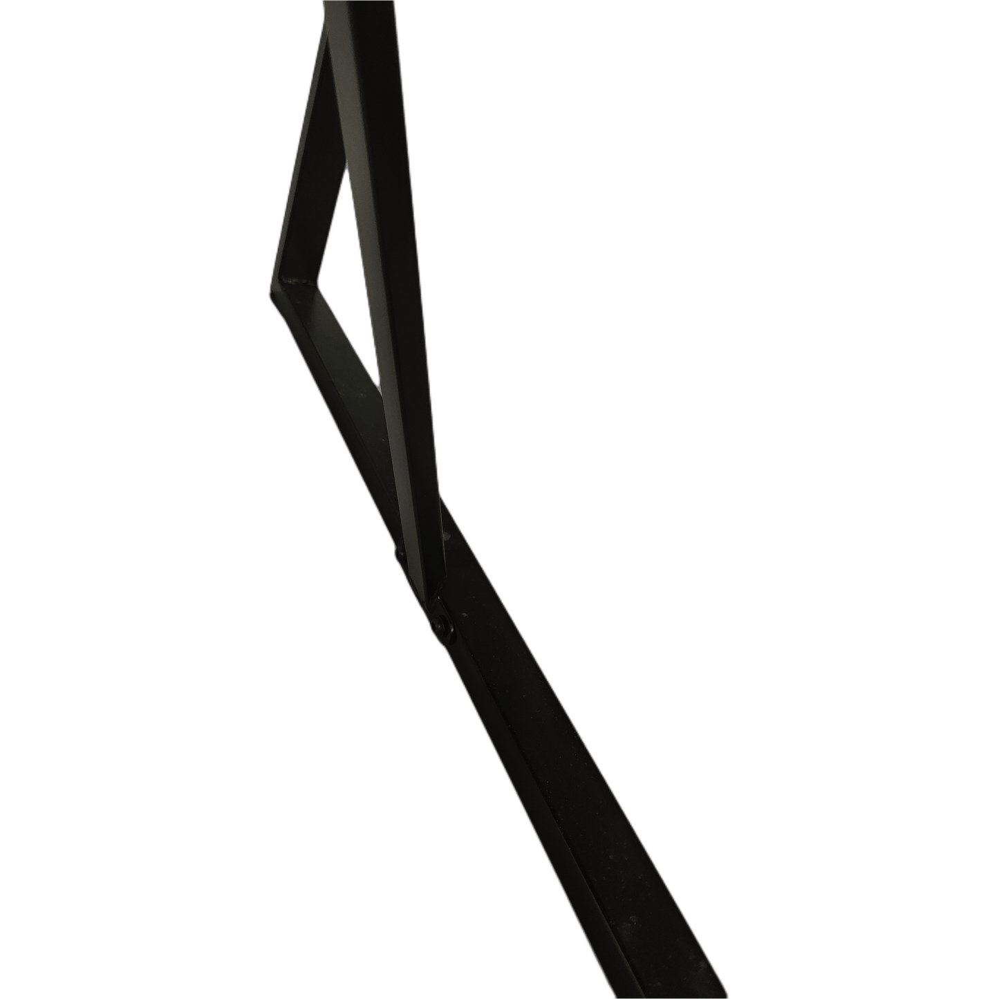 55 Inch Rustic Industrial Dining Table for 4-6 Thick Wood Top Black Metal Legs Ideal for Kitchen or Living Room