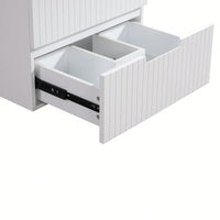 Elegant 24-Inch White Cabinet With Ample Storage For Any Room
