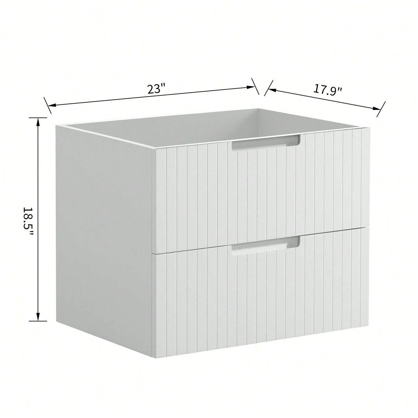 Elegant 24-Inch White Cabinet With Ample Storage For Any Room