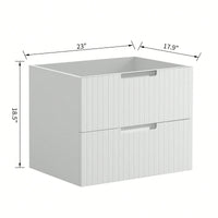 Elegant 24-Inch White Cabinet With Ample Storage For Any Room