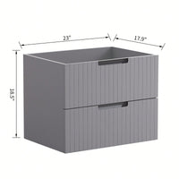 Elegant 24-Inch White Cabinet With Ample Storage For Any Room