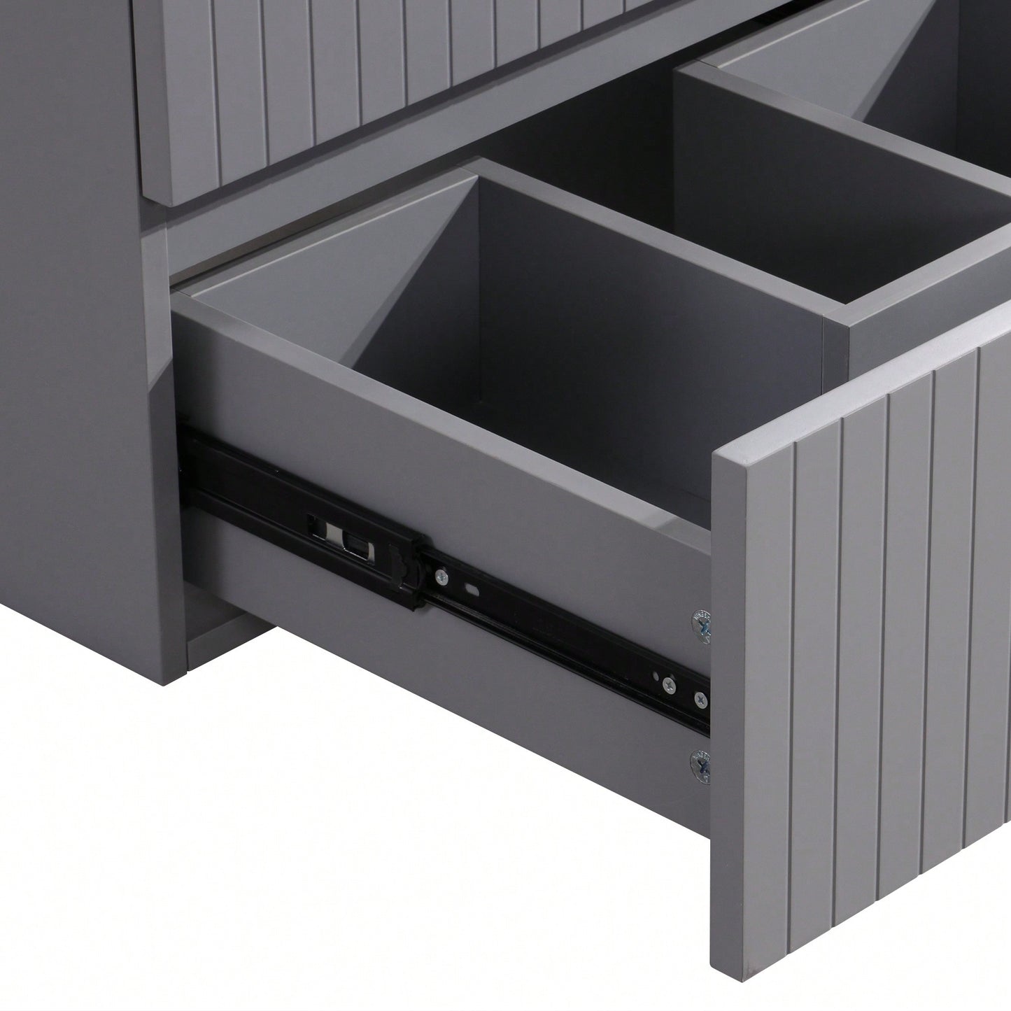 Elegant 24-Inch White Cabinet With Ample Storage For Any Room