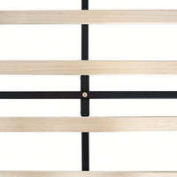 Stylish Grey Linen Twin Size Upholstered Platform Bed Frame with Tufted Headboard and Wood Slats No Box Spring Needed
