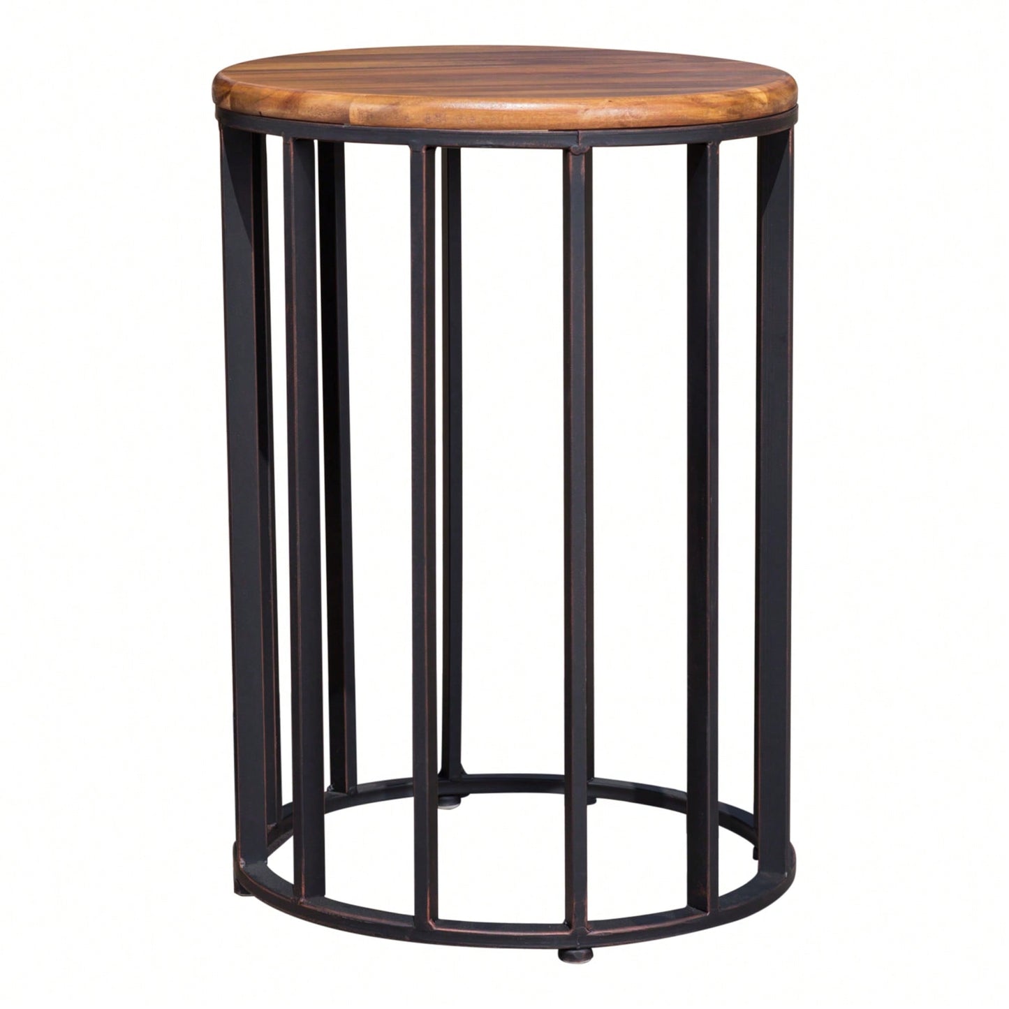 Elegant 15-Inch Round Side Table For Living Room Or Bedroom Decor