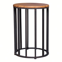 Elegant 15-Inch Round Side Table For Living Room Or Bedroom Decor