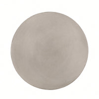 Lightweight Outdoor Concrete Side Table In Light Gray Finish