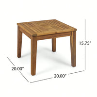 Elegant Wood Side Table With Modern Design For Living Room Or Bedroom