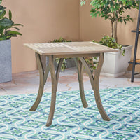 Elegant 31.5 Inch Square Wooden Dining Table For Modern Home Decor