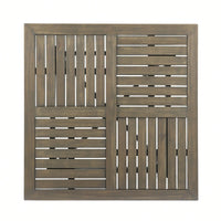 Elegant 31.5 Inch Square Wooden Dining Table For Modern Home Decor