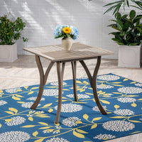 Elegant 31.5 Inch Square Wooden Dining Table For Modern Home Decor