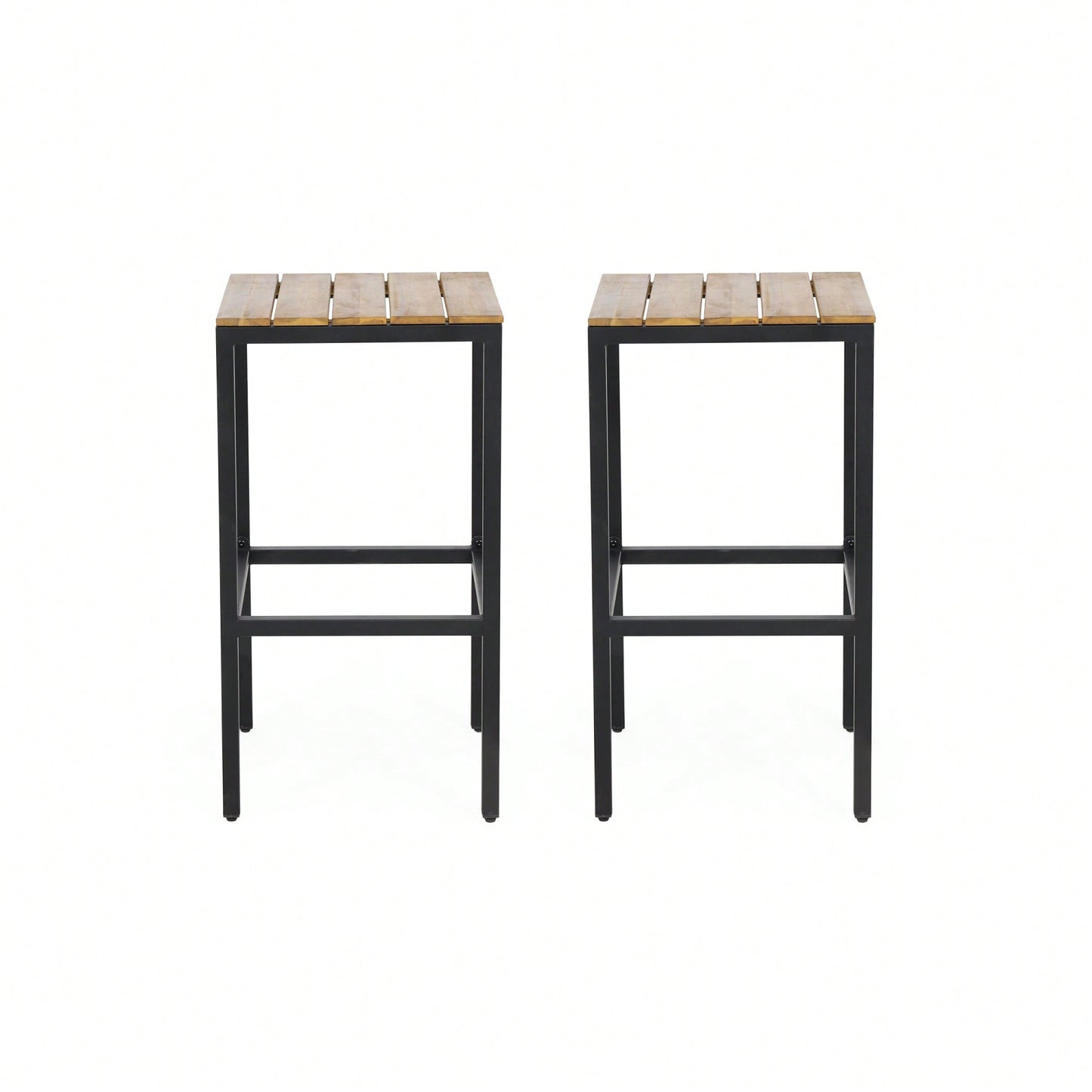 Set Of 2 Barstool Chair For Outdoor