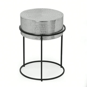 Elegant Round End Table With Modern Design For Living Room Or Bedroom