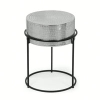 Elegant Round End Table With Modern Design For Living Room Or Bedroom