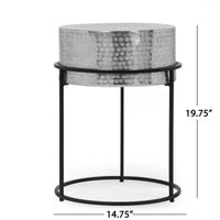 Elegant Round End Table With Modern Design For Living Room Or Bedroom