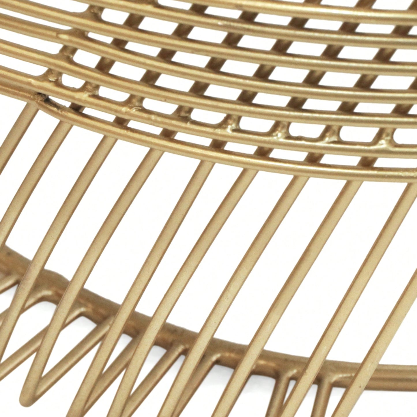 Elegant Round Wire Table With Marble Top For Modern Home Decor