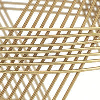 Elegant Round Wire Table With Marble Top For Modern Home Decor