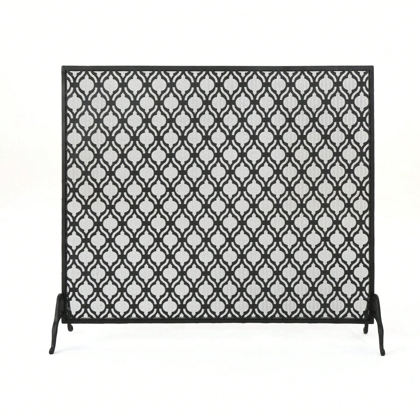 Elegant Fire Screen With Decorative Design For Home Safety And Style